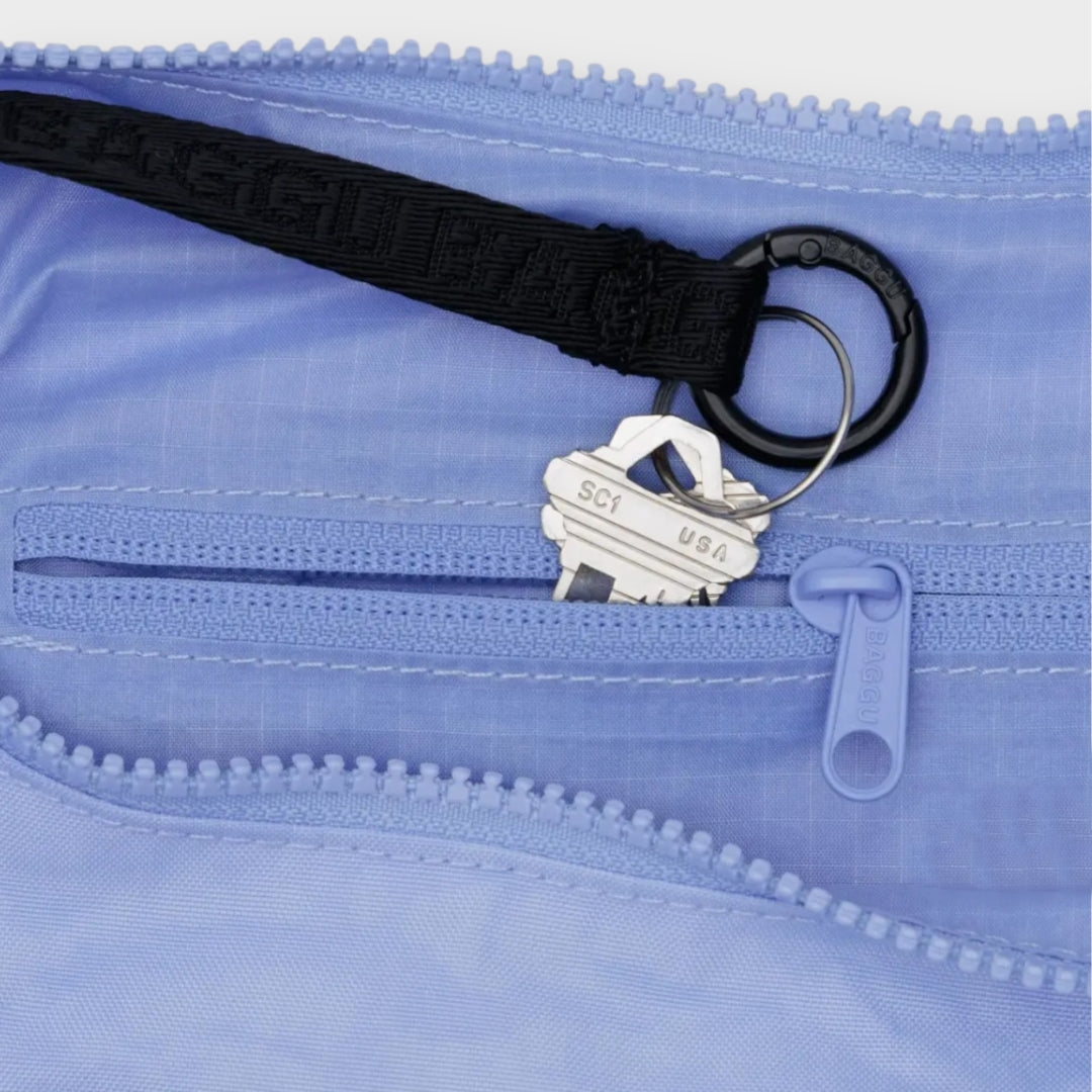 Baggu Medium Nylon Crescent Bag French Blue
