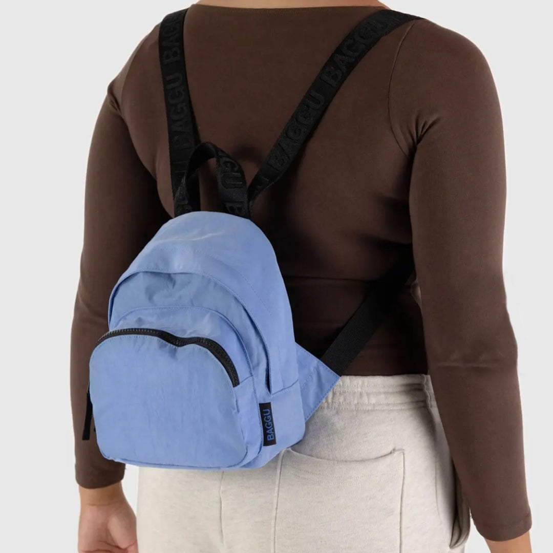 Baggu Mini Nylon Backpack Cornflower