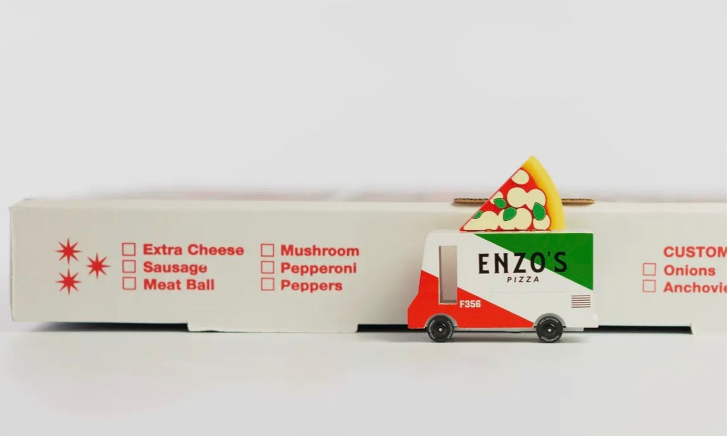 Candylab Toys Pizza Van