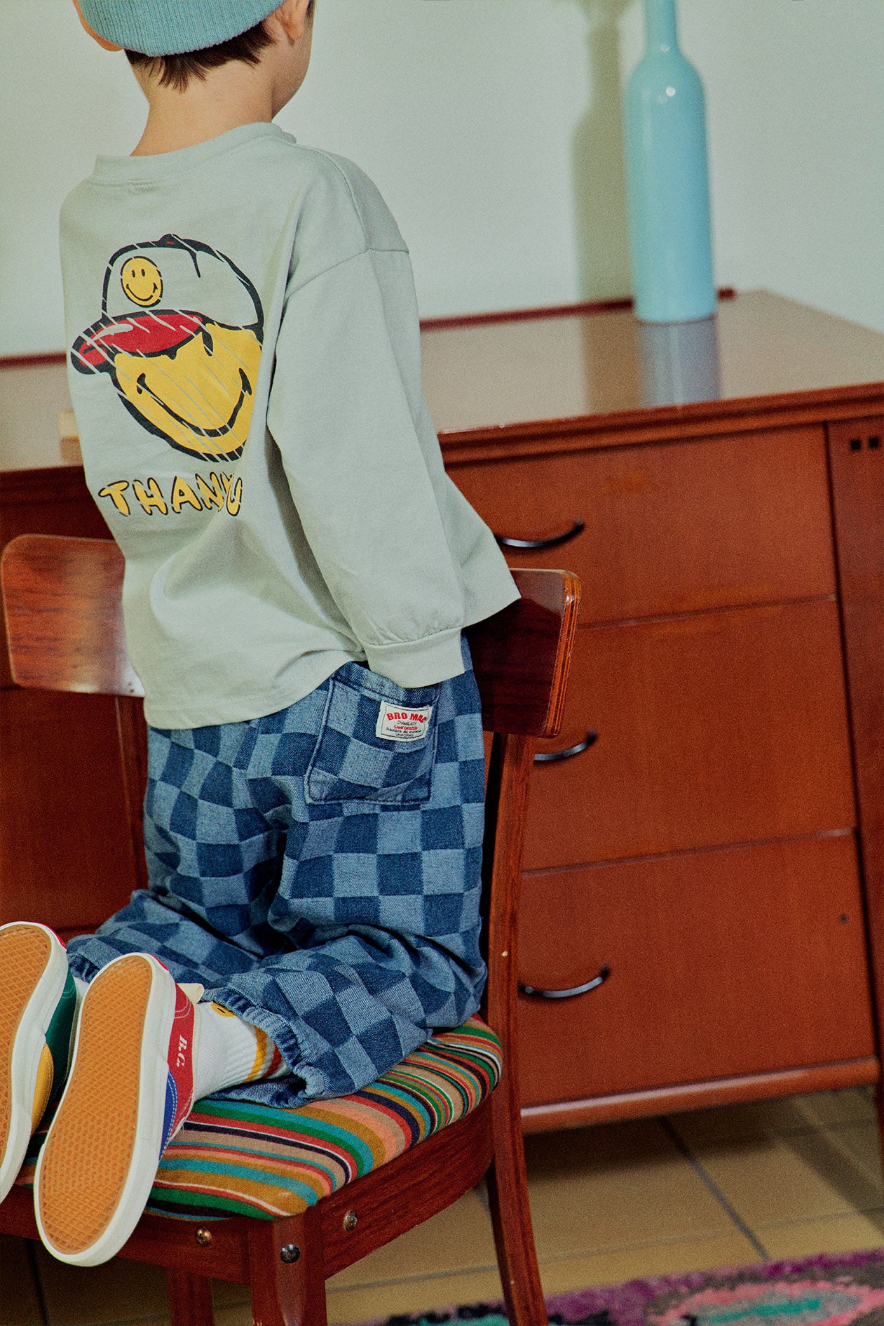 Checkered Jeans