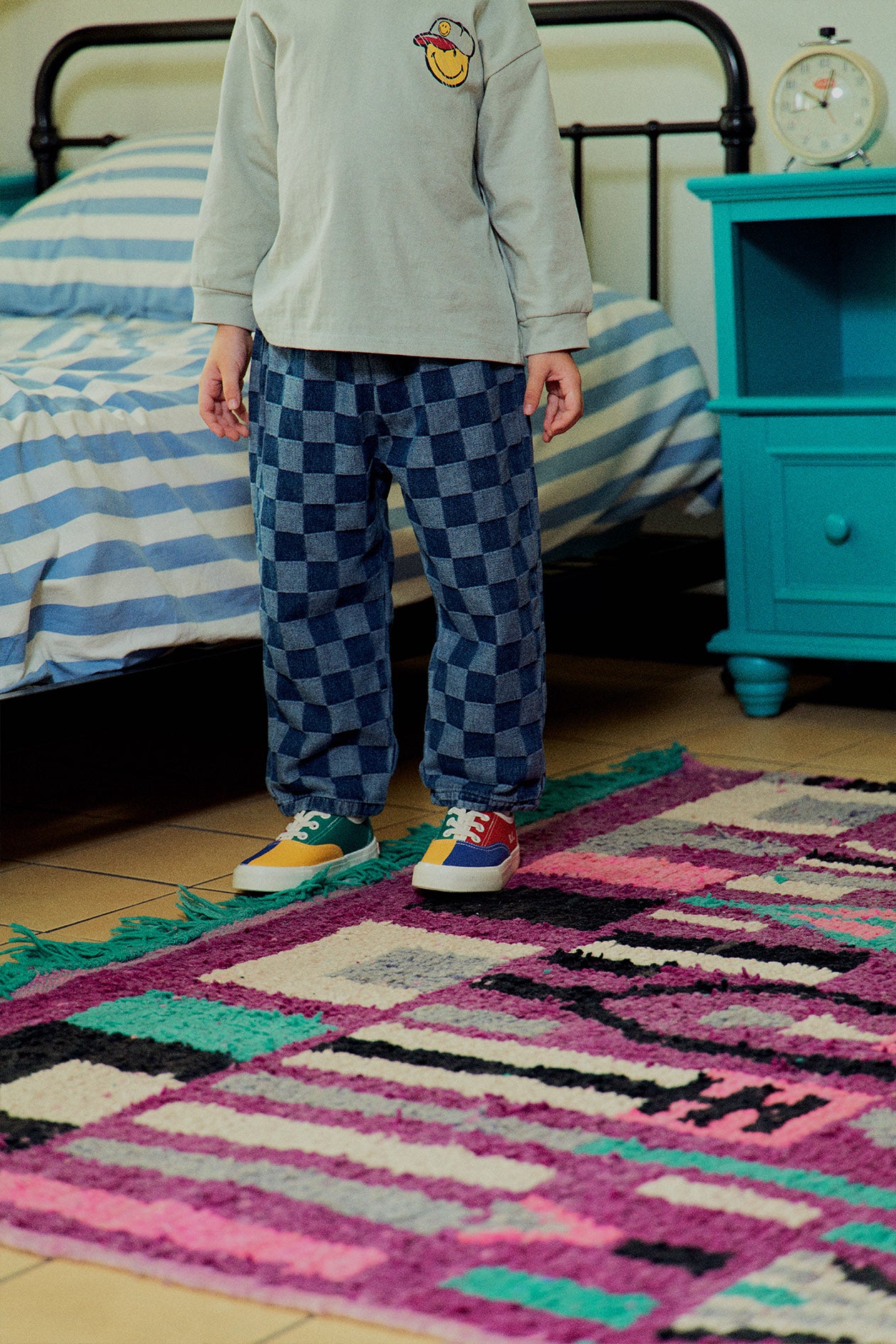 Checkered Jeans