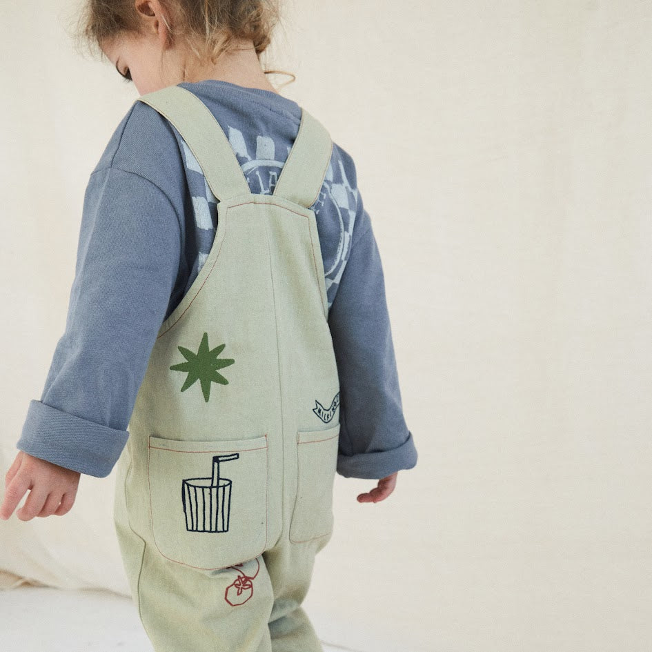 Character Overalls in Olive