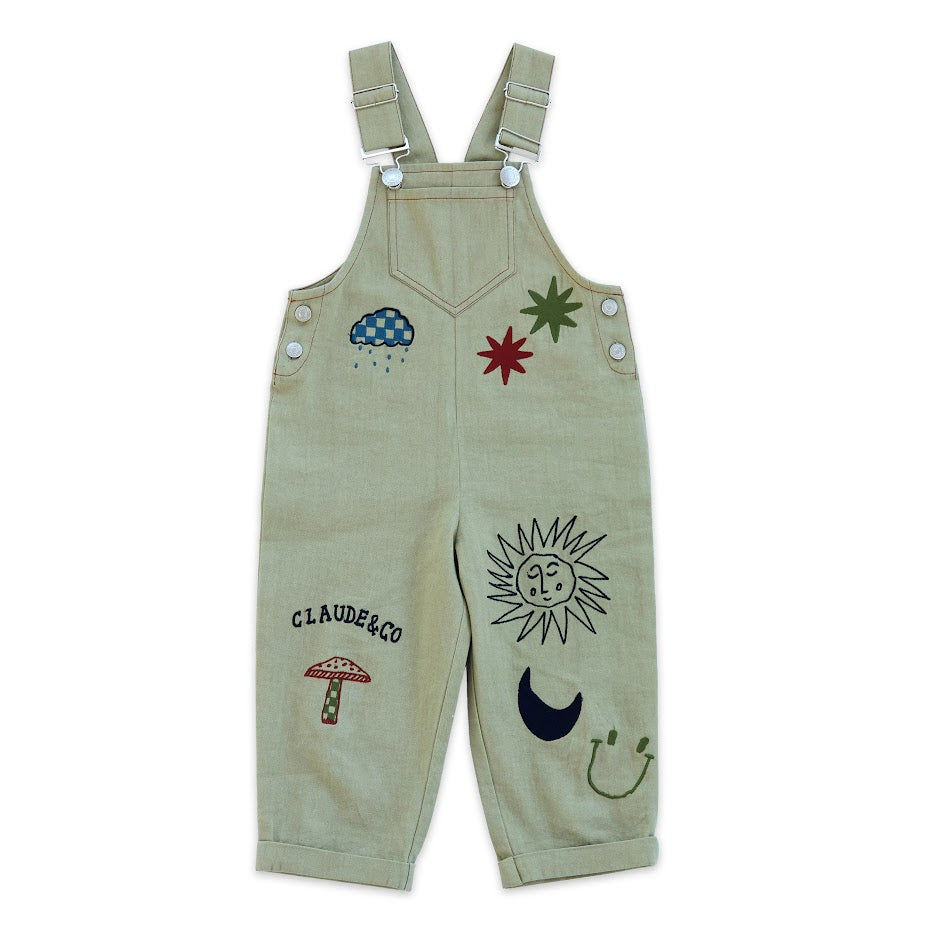 Character Overalls in Olive