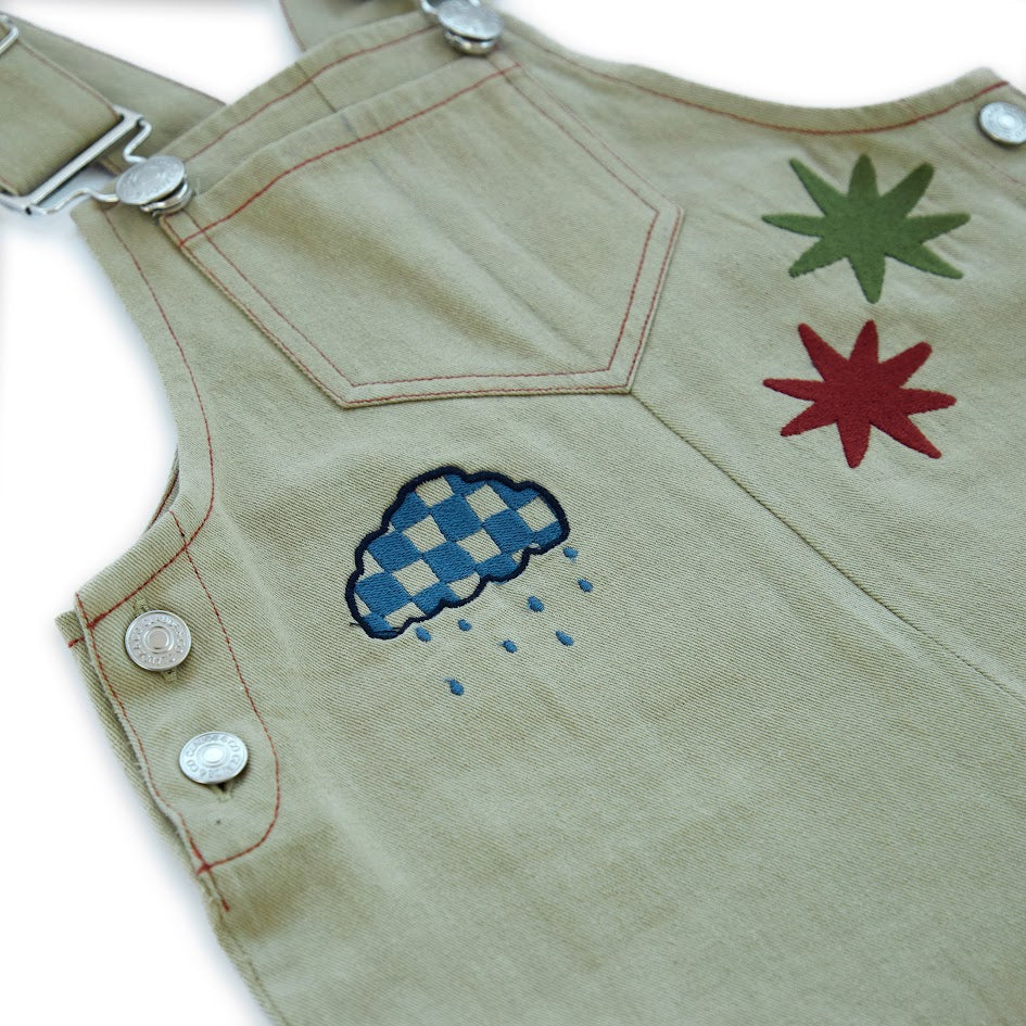 Character Overalls in Olive