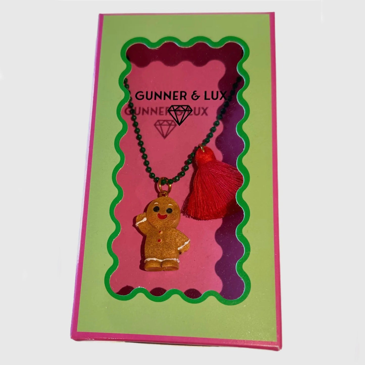 Holiday Gingerbread Necklace