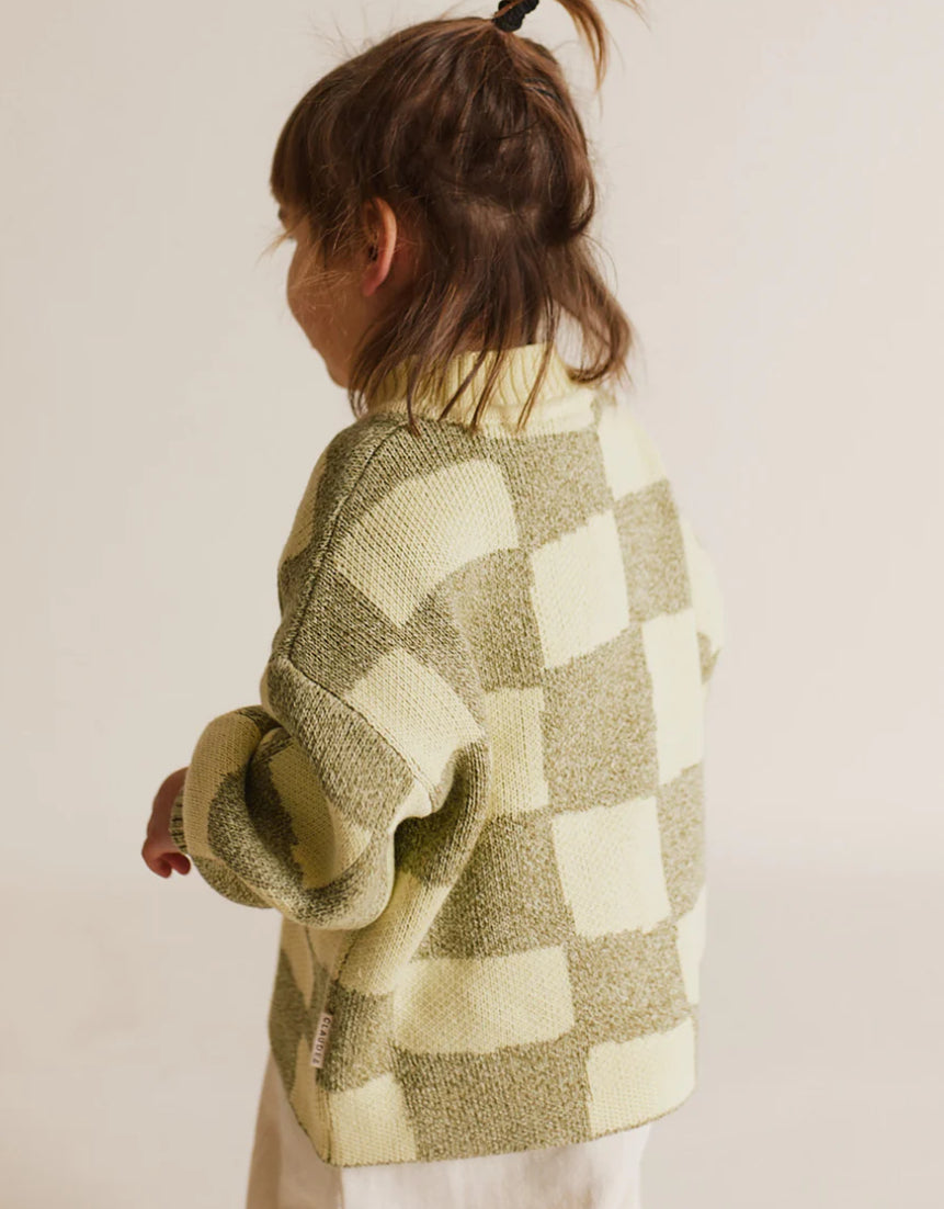 Kiwi Checkered Sweater