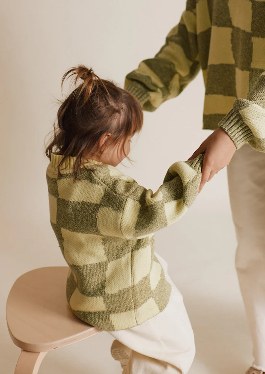 Kiwi Checkered Sweater