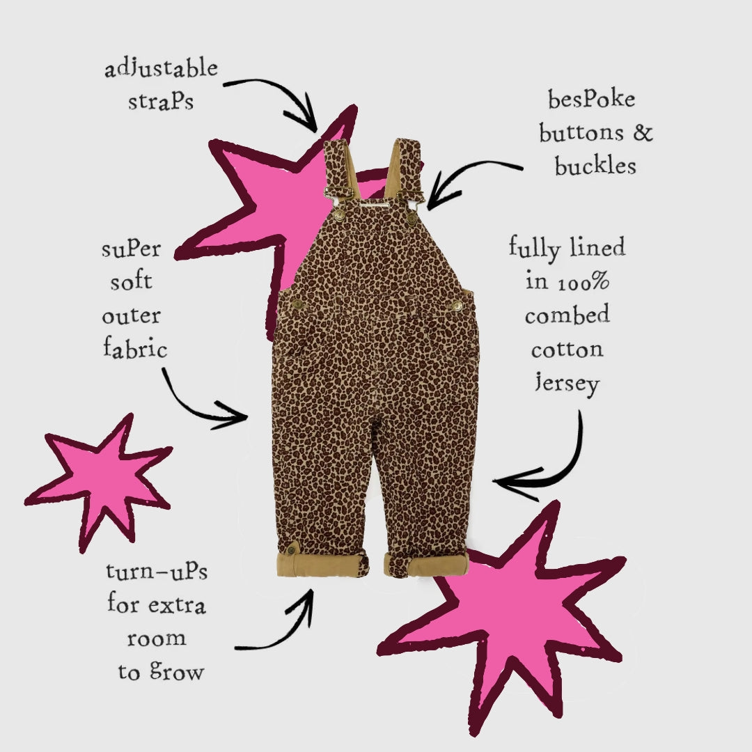 Leopard Overalls
