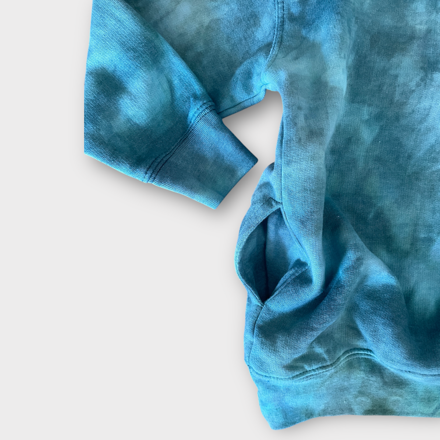Ice-Dyed Fleece Hoodie