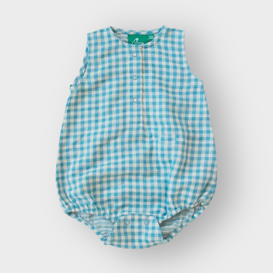 Gingham Bubble Baby Onesie