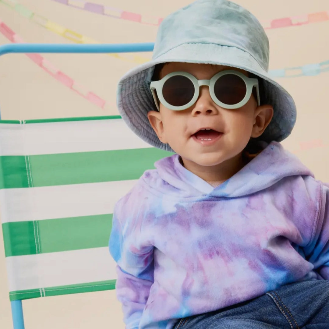 Ice-Dyed Bucket Hat in Desert Waves