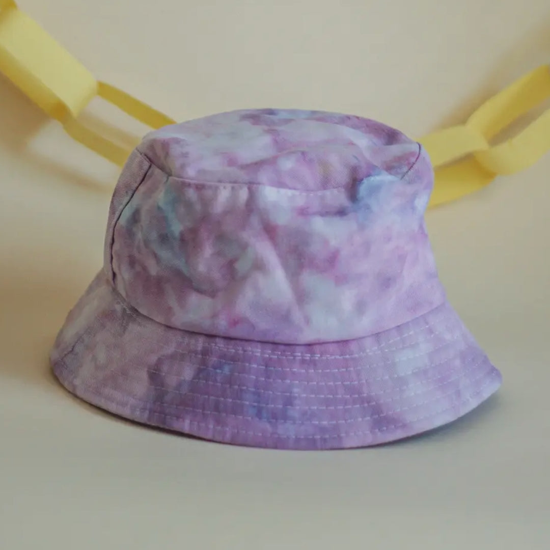 Ice-Dyed Bucket Hat in Ultraviolet