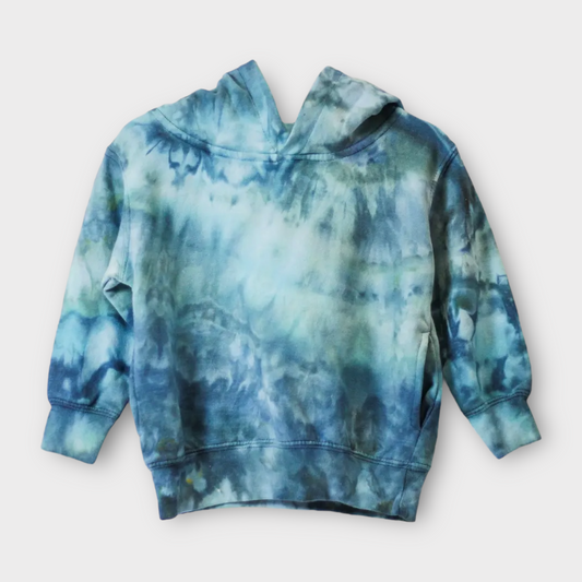 Ice-Dyed Fleece Hoodie