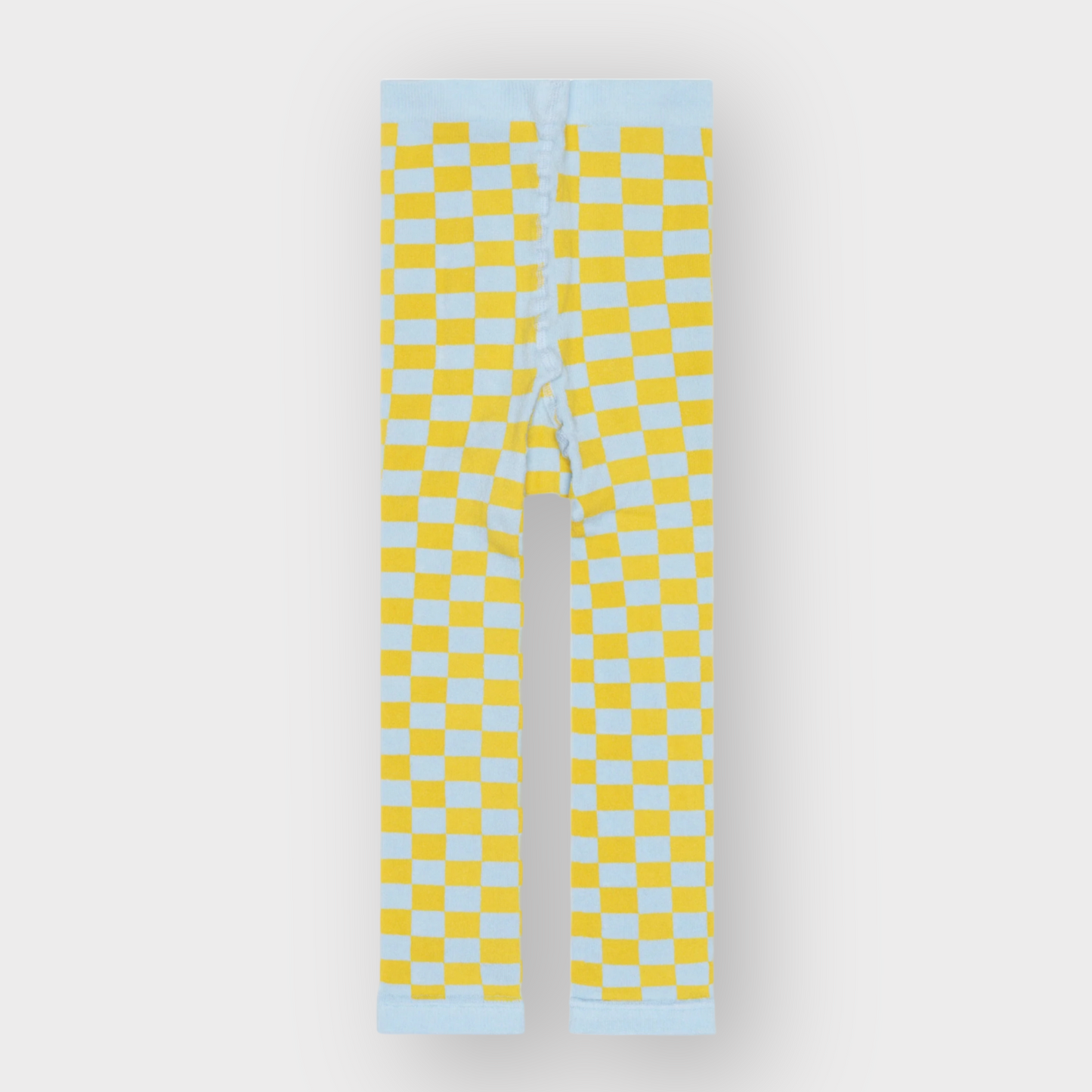 yellow blue checkered kids leggings hansel from basel