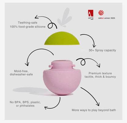 b is for ball (Un)Ordinary Bath Toy Strawberry Macha