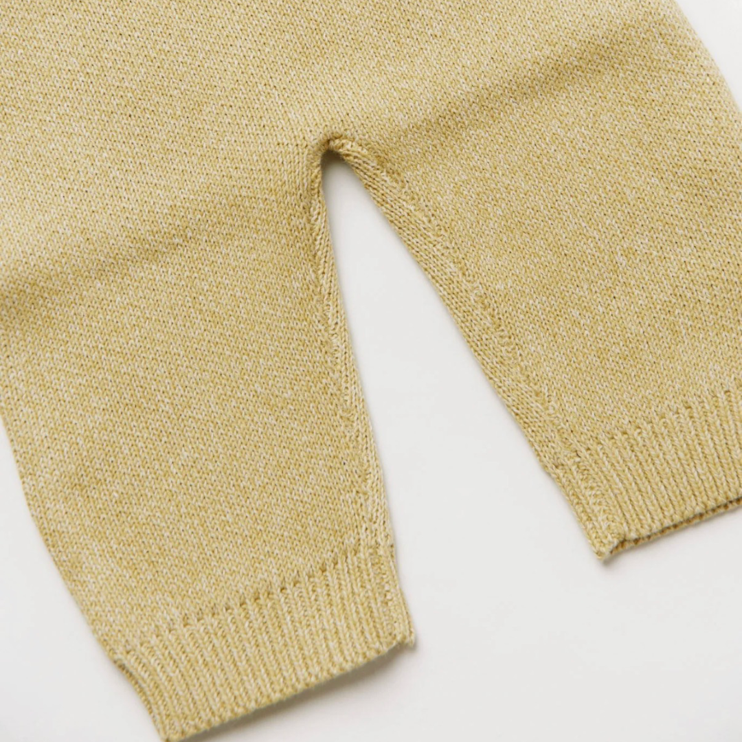 Bay Mustard Knitted Romper