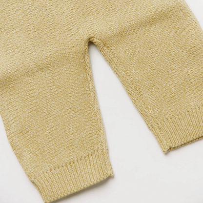 Bay Mustard Knitted Romper