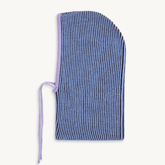 Icy Stripes Merino Balaclava