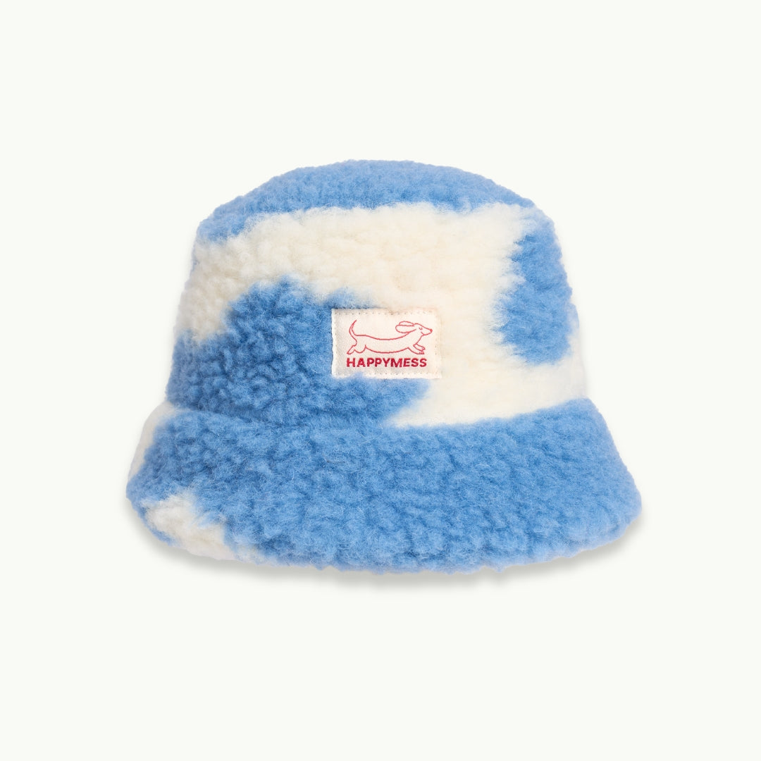 Blue Cow Merino Bucket Hat