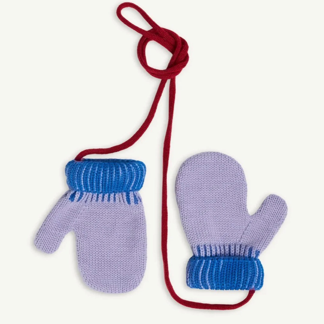 Lilac Ice Merino Mittens