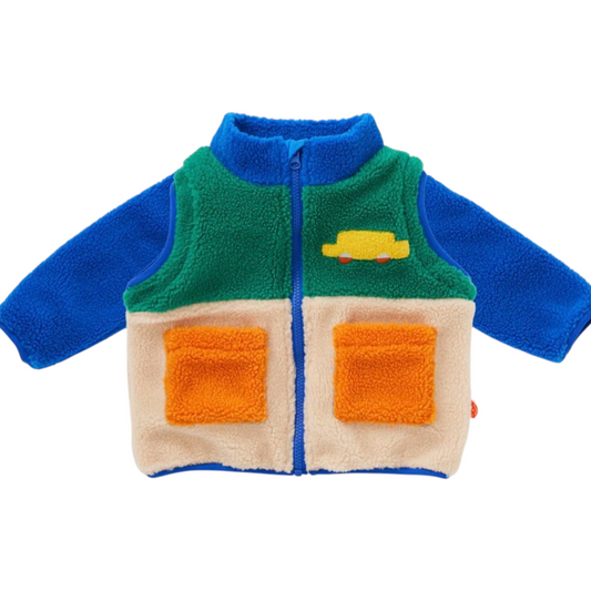 Beep Beep Sherpa Jacket Vest