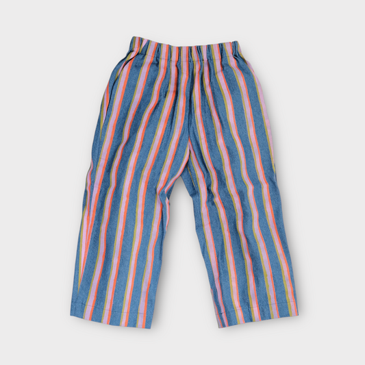 Ever Wide Trousers in Denim Stripe