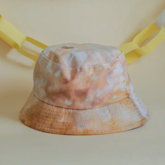 Ice-Dyed Bucket Hat in Desert Waves